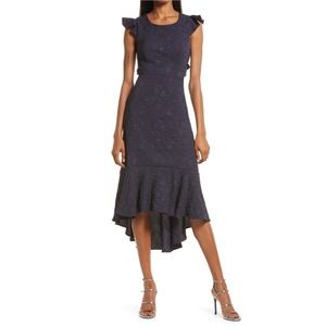 NWT LULUS Sophisticated Soirée Jacquard Dress